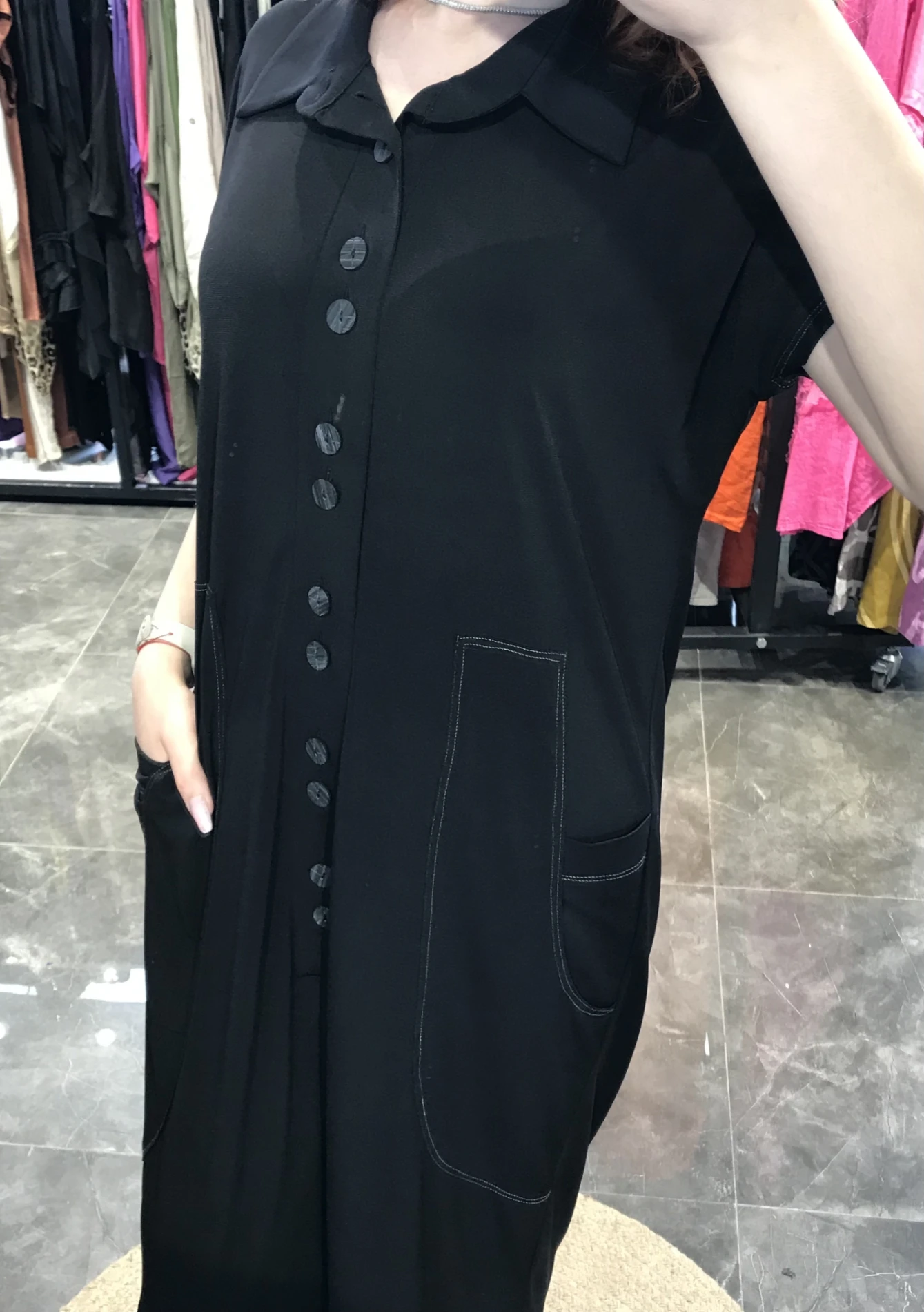 Nilmark Siyah Önü Düğmeli Tulum