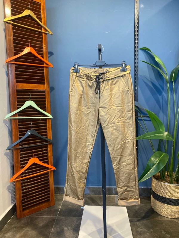 İtalyan Suni Deri Pant